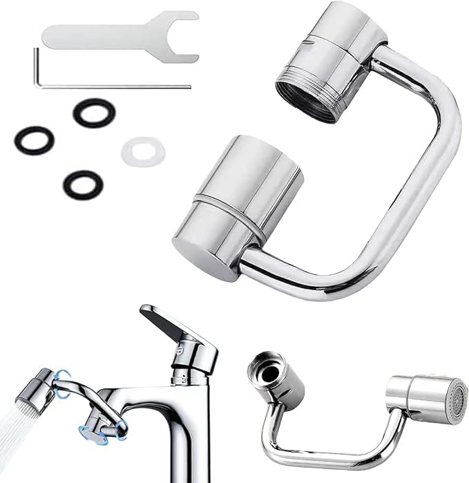 Extensión Flexible de Grifo Universal 360° | Para Baño y Cocina ✅