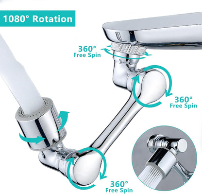 Extensión Flexible de Grifo Universal 360° | Para Baño y Cocina ✅