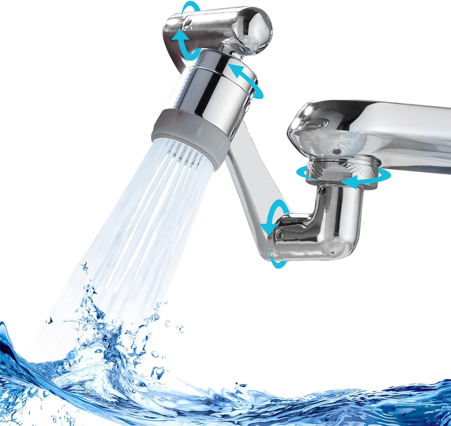 Extensión Flexible de Grifo Universal 360° | Para Baño y Cocina ✅