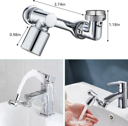 Extensión Flexible de Grifo Universal 360° | Para Baño y Cocina ✅